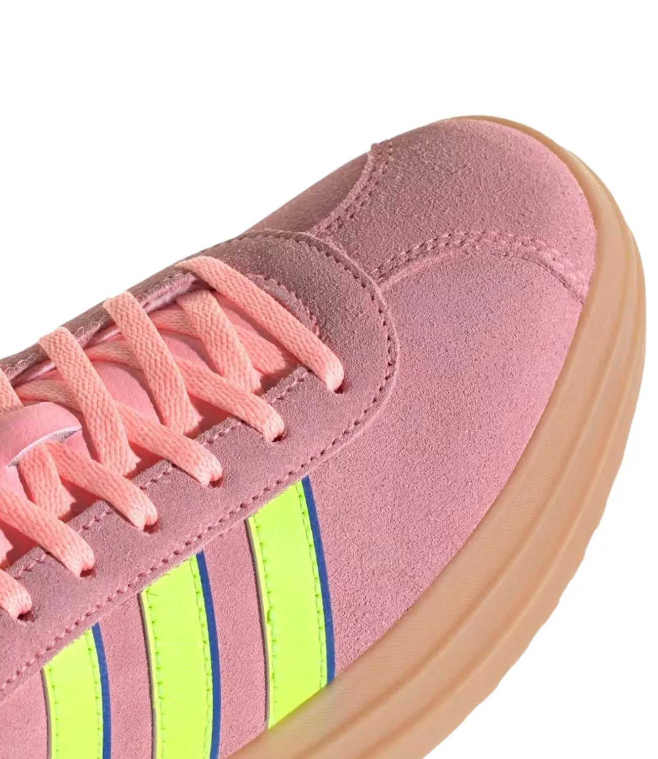 Adidas Scarpe Rosa Donna con linee fluo e lingua viola