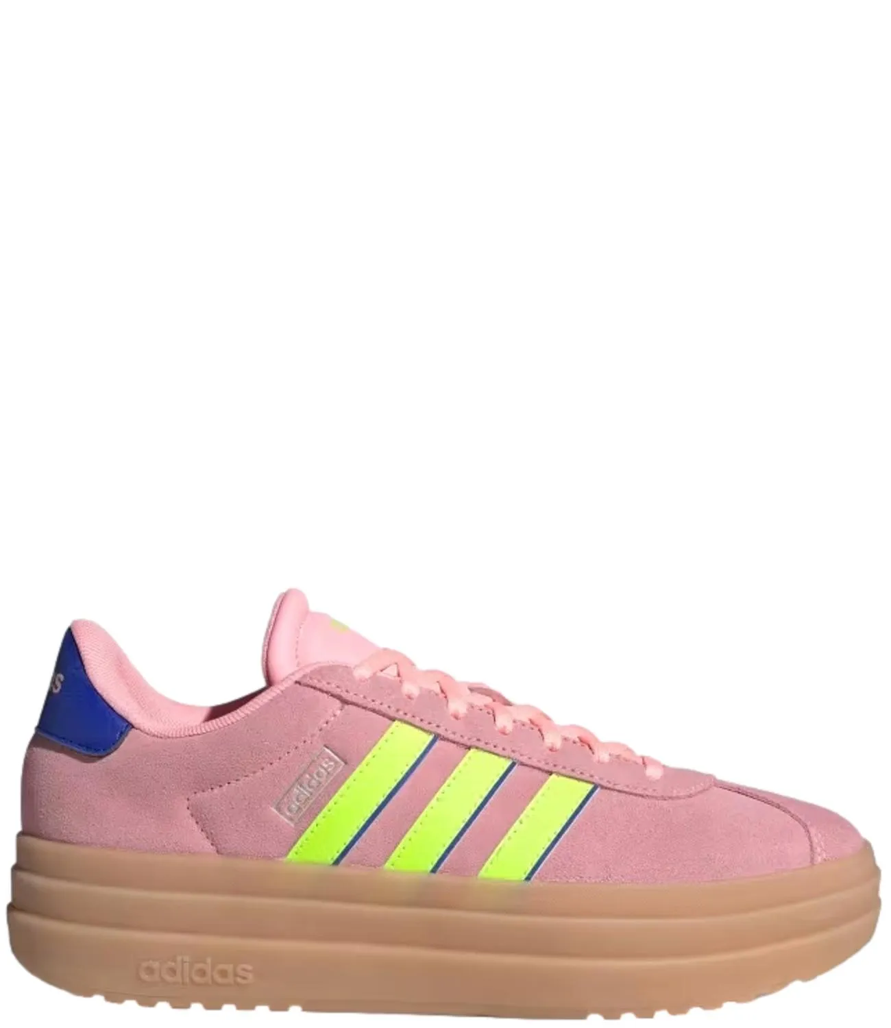 Adidas Scarpe Rosa Donna con linee fluo e lingua viola