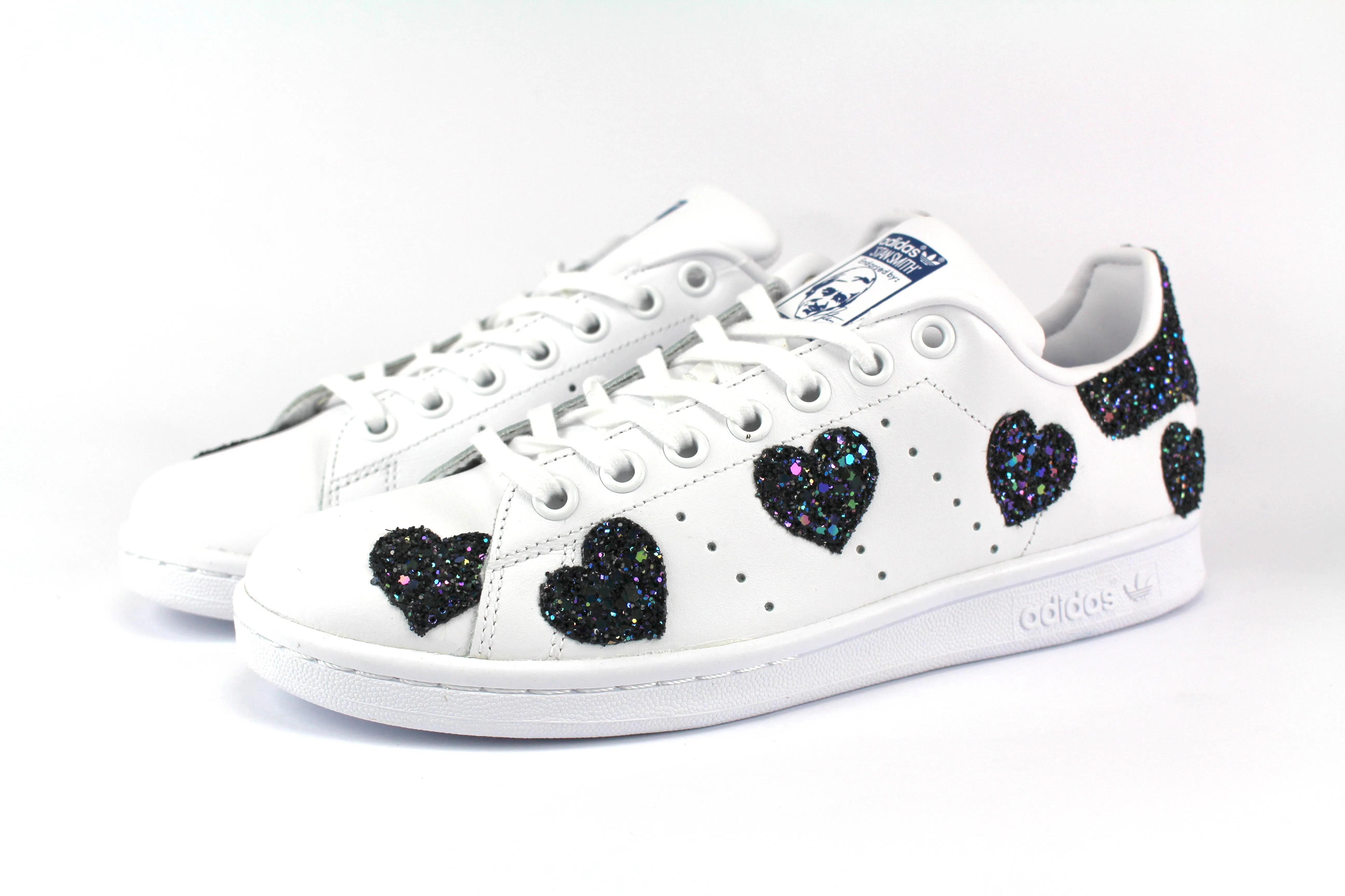 Adidas Stan Smith Cuori Black Iris Glitter