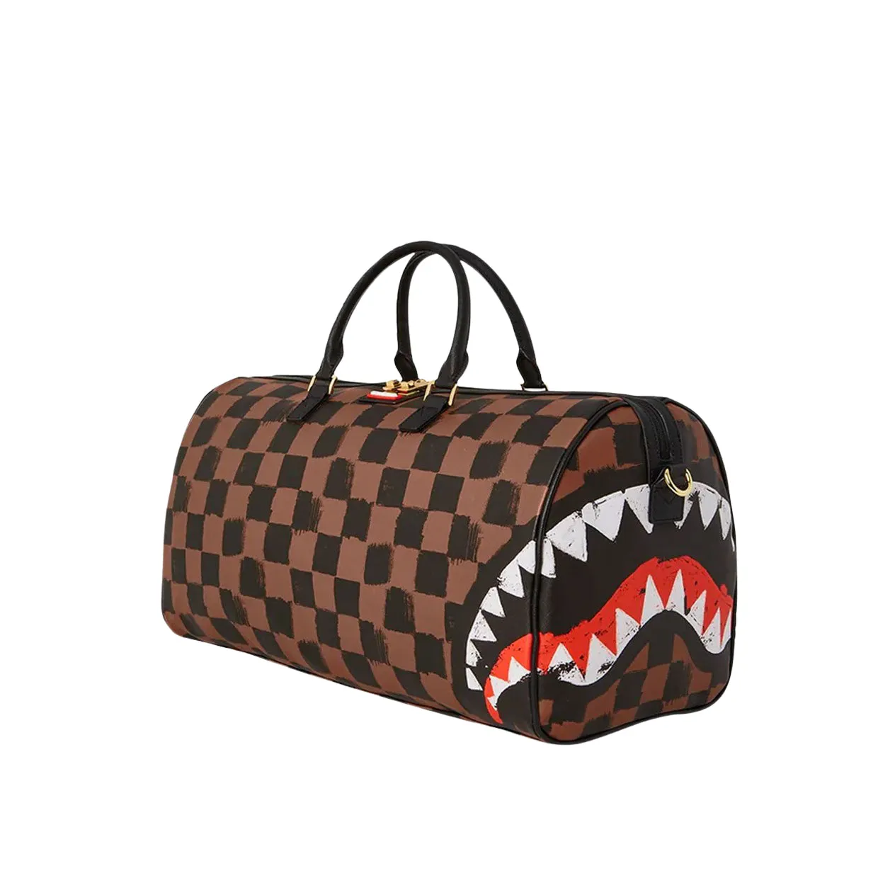 Borsone Sprayground Sharks In Paris Painted Marrone Multicolor