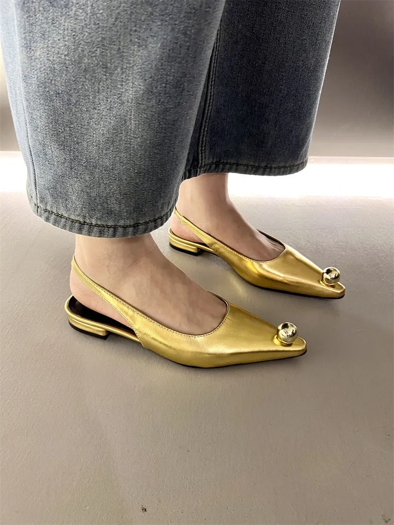 Flats Sandals Elegant Women Shoes Outdoor Female Footwear