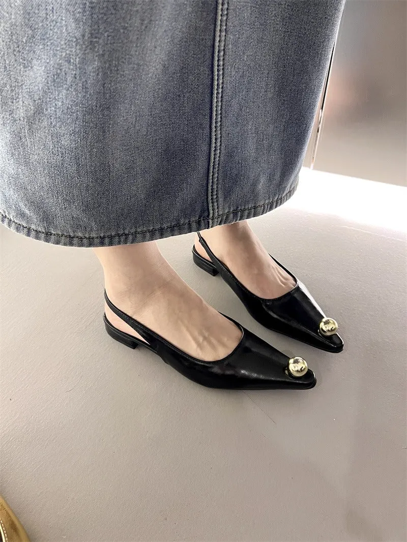 Flats Sandals Elegant Women Shoes Outdoor Female Footwear