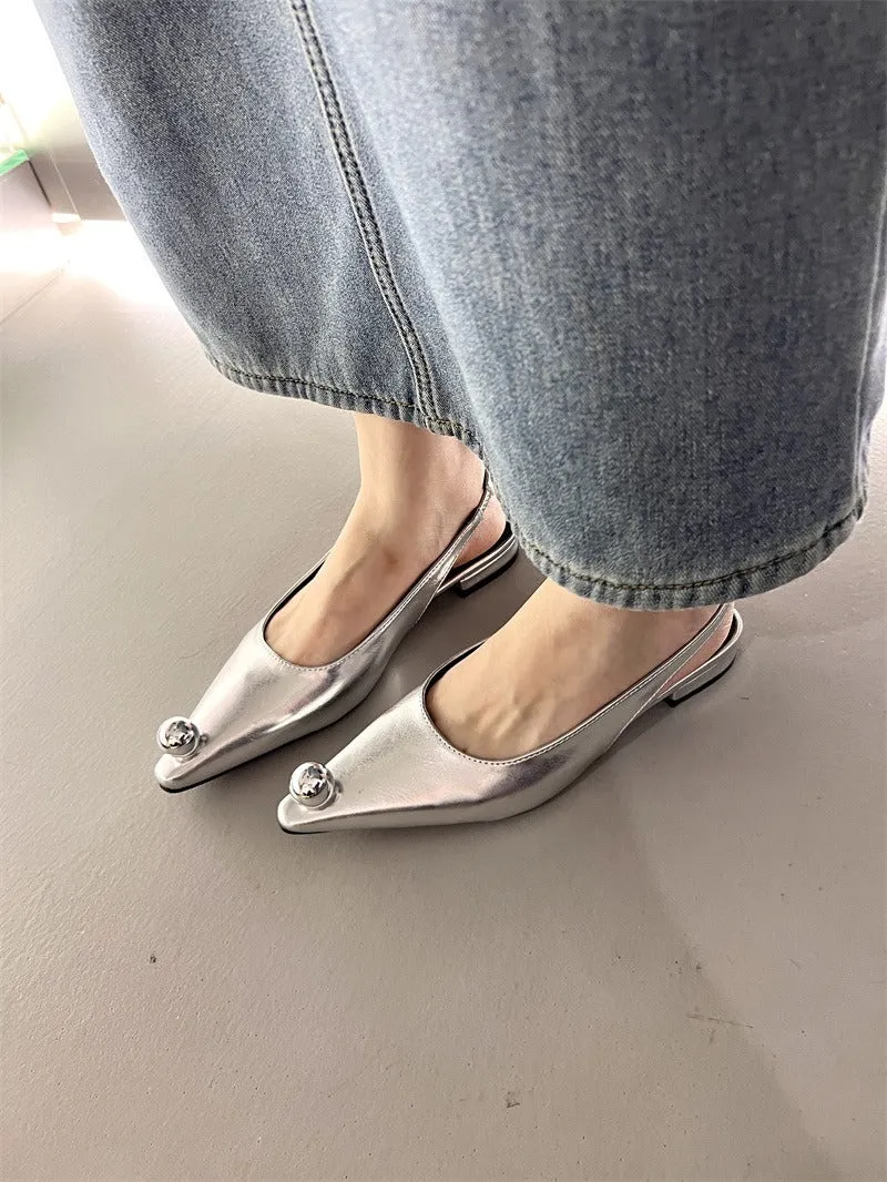 Flats Sandals Elegant Women Shoes Outdoor Female Footwear