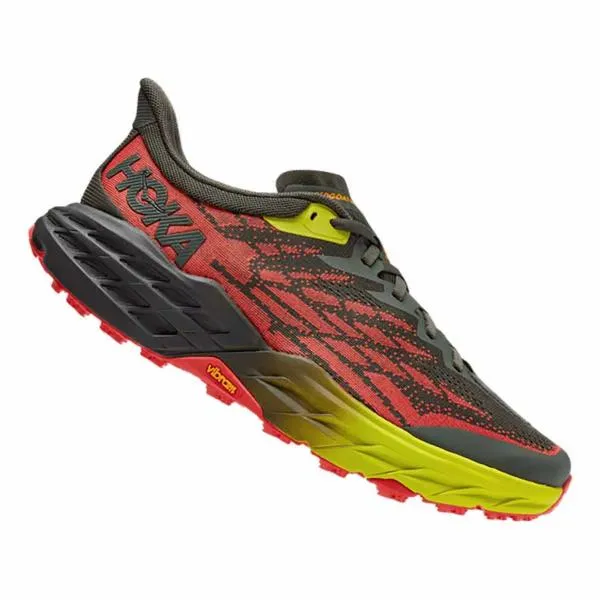 HOKA M SPEEDGOAT 5 SCARPA DA TRAIL-RUNNING - COLORE: THYME/FIESTA NUOVI ARRIVI FINO AL 48