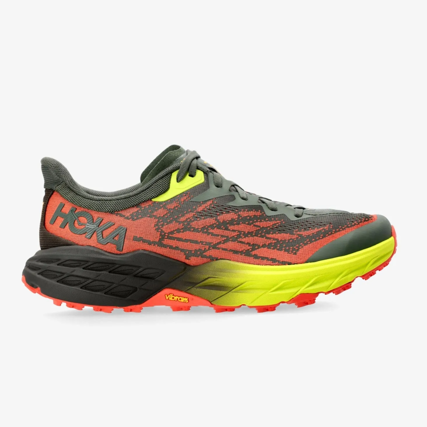 HOKA M SPEEDGOAT 5 SCARPA DA TRAIL-RUNNING - COLORE: THYME/FIESTA NUOVI ARRIVI FINO AL 48