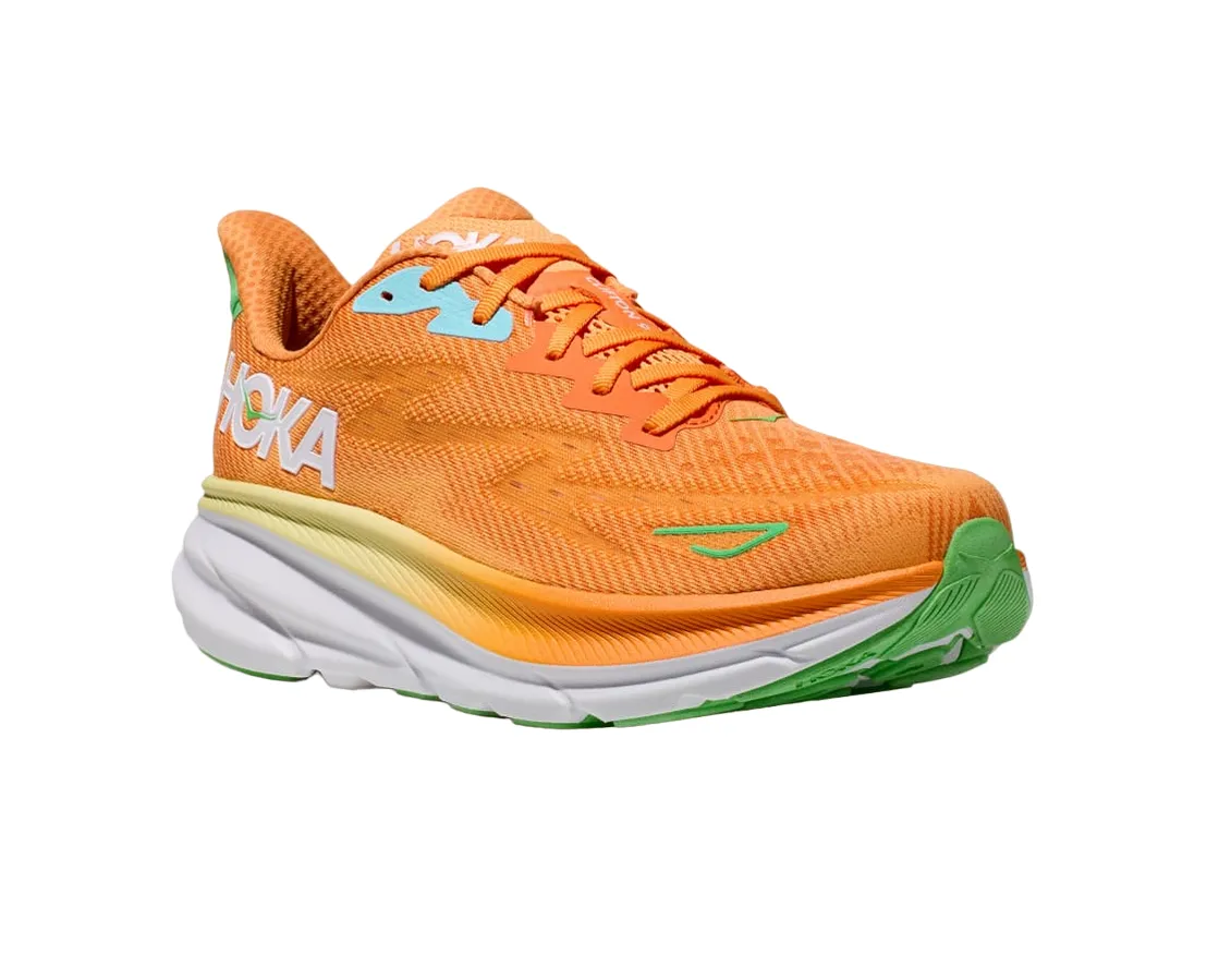 Hoka One One men's running shoe Clifton 9 1127895/SRSH orange green