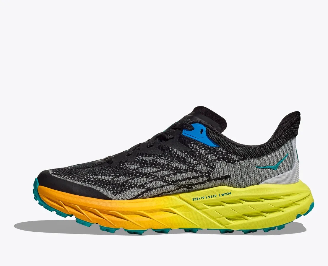 HOKA SPEEDGOAT 5 SCARPA UOMO AMMORTIZZATA DA TRAIL-RUNNING Colore Black / Evening Primrose