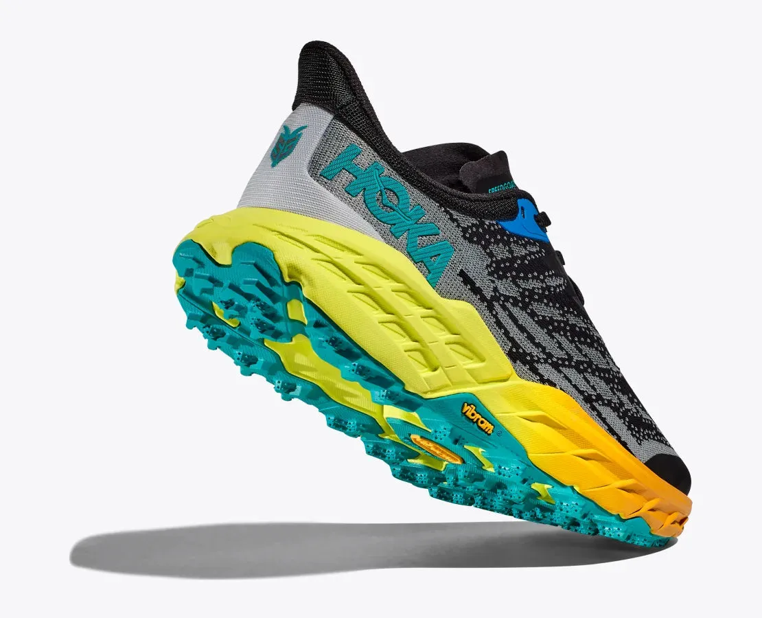 HOKA SPEEDGOAT 5 SCARPA UOMO AMMORTIZZATA DA TRAIL-RUNNING Colore Black / Evening Primrose