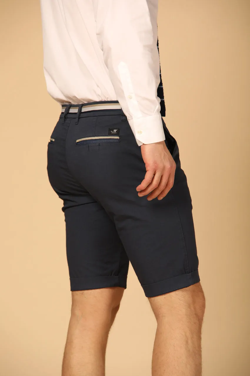 London Summer bermuda chino uomo in raso stretch regular fit