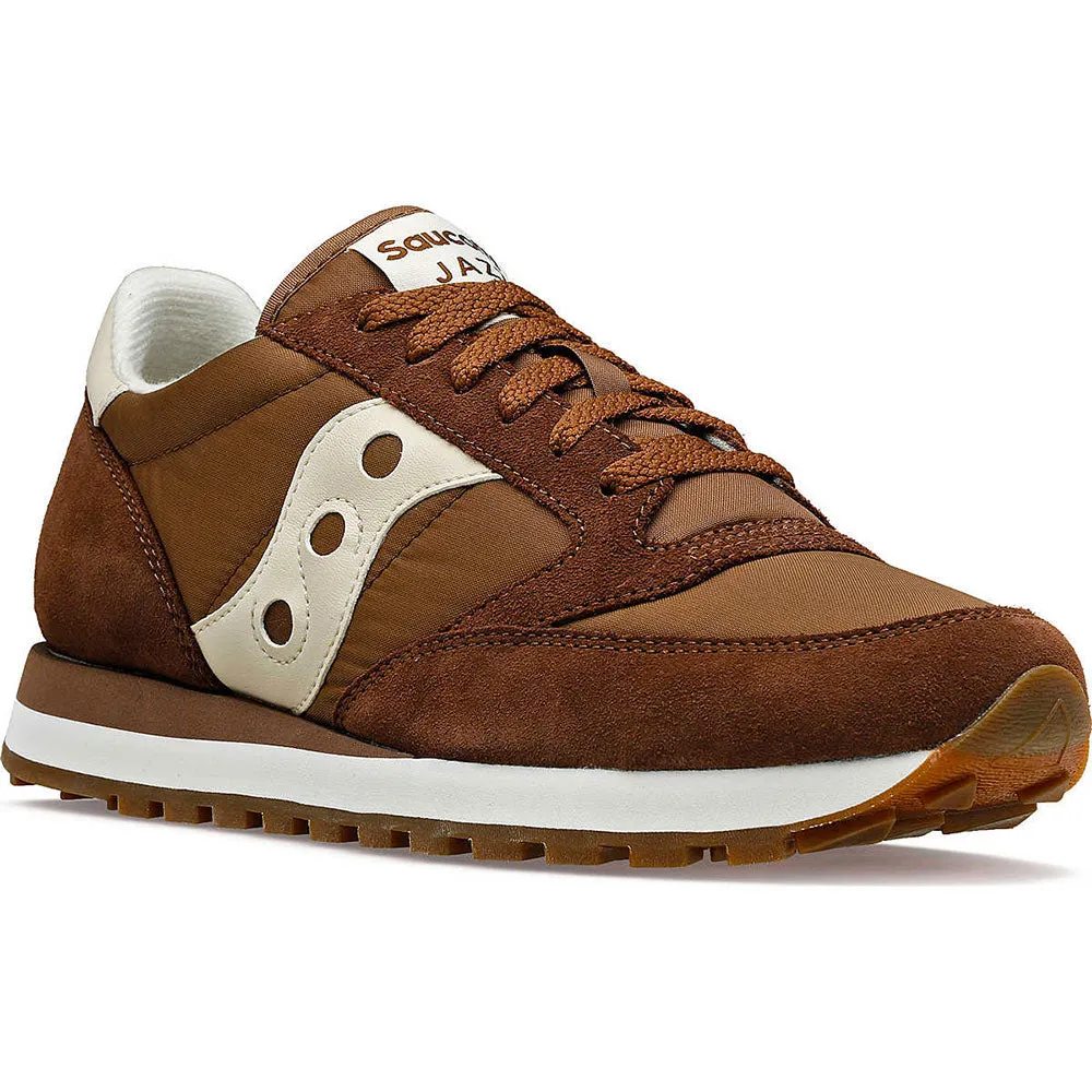 Scarpe Uomo Saucony Sneakers Jazz Original Colore Brown - Cream